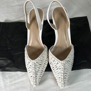 NEW  strap white Loft shoes size 9m